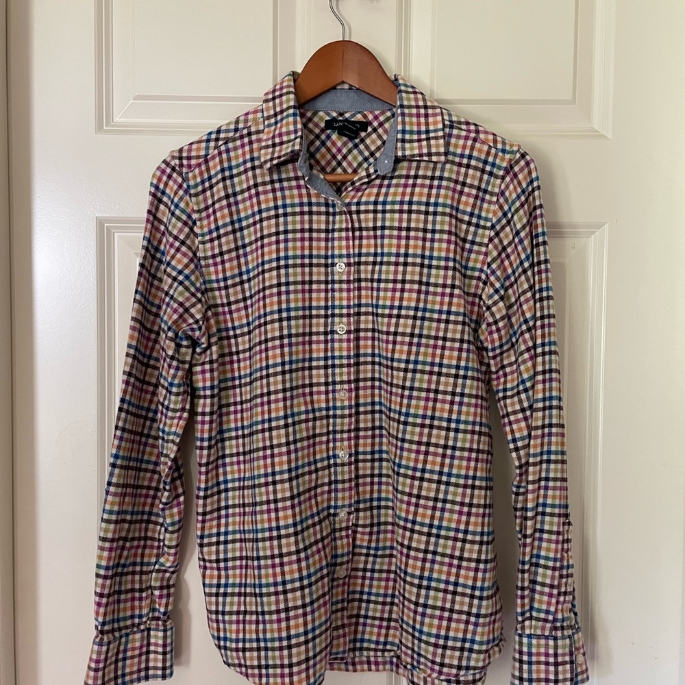 Women’s Lands’ End Flannel size Small